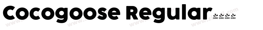 Cocogoose Regular字体转换
